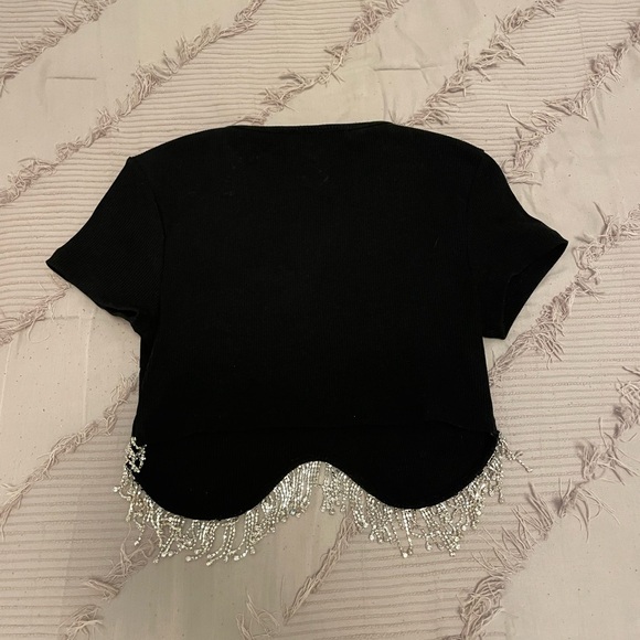 Hello Molly Sparkle Black Top - Picture 12 of 13